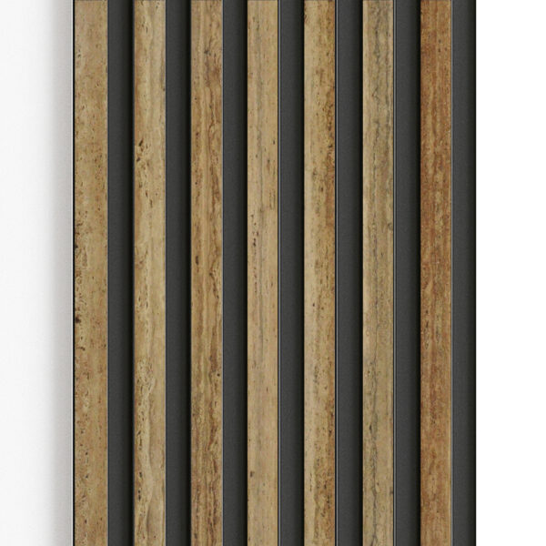 Riflaje de exterior, profil polistiren Austrotherm, gri antracit și maxCL 1335, 250x42x7cm