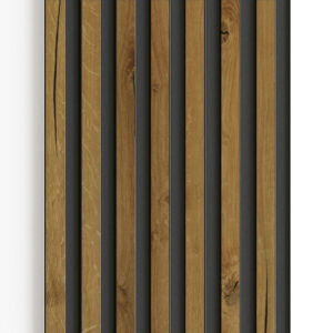 Riflaje de exterior, profil polistiren Austrotherm, gri antracit și maxCL 483, 250x42x7cm
