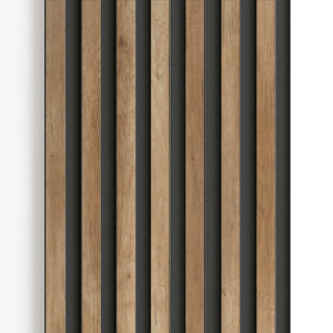 Riflaje de exterior, profil polistiren Austrotherm, gri antracit și maxCL 642, 250x42x7cm