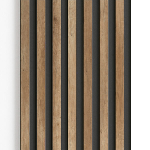 Riflaje de exterior, profil polistiren Austrotherm, gri antracit și maxCL 642, 250x42x7cm