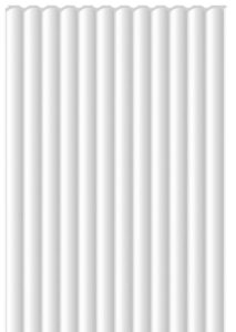 Panou riflaj Vox Linerio XS-Line Wave alb  265 x 30.4 x 0.9 cm