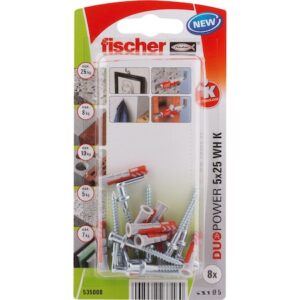 DuoPower fischer 5 x 25 S cu șurub