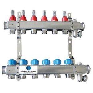 Distribuitor 3 Cai 3/4″ + Robinet Termostat