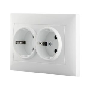 Priză Aplicată Dublă Ovivo