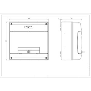 Tablou Siguranțe Aparent 6 Module