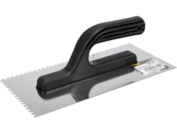 Gletieră INOX Crestată 270x125mm, 4X4MM