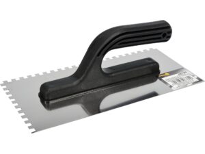 Gletieră INOX Crestată 270x125mm, 6X6MM
