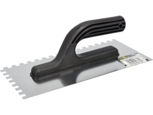 Gletieră INOX Crestată 270x125mm, 8X8MM