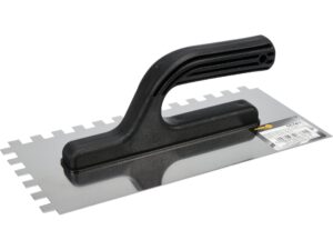 Gletieră INOX Crestată 270x125mm, 10x10mm