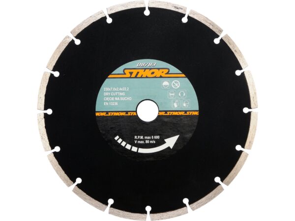 DISC Diamantat Segmentat 230×2.4mm H7