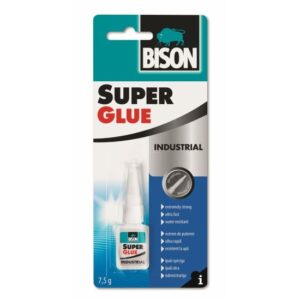 Adeziv instant cianoacrilat BISON Super Glue Industrial, 7,5ml