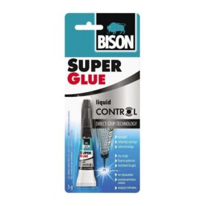 Adeziv instant cianoacrilat BISON Super Glue Control, 3g