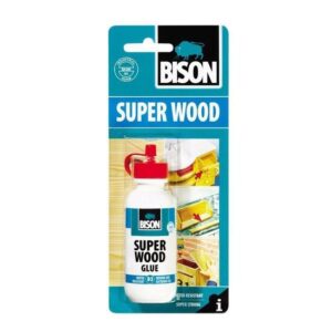 Adeziv pentru lemn rezistent la apă D3 BISON Super Wood, 75g
