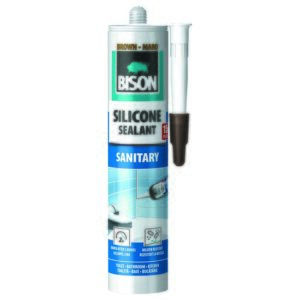 Silicon Sanitar BISON, 280ml, maro