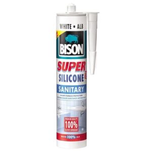 Silicon Sanitar Super BISON, 280ml, alb