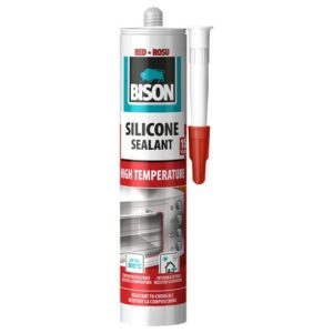 Silicon rezistent la temperaturi ridicate BISON High Temp, roșu, 280ml
