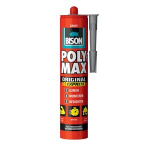 Adeziv și etanșeizant MS Polimer BISON Poly Max Original Express, 425g, gri