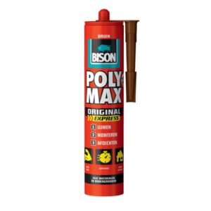Adeziv și etanșeizant MS Polimer BISON Poly Max Original Express, 425g, maro