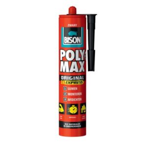Adeziv și etanșeizant MS Polimer BISON Poly Max Original Express, 425g negru