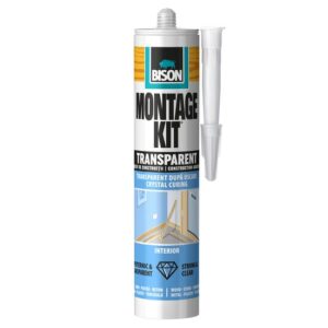 Adeziv pentru construcții BISON Montage Kit, transparent, 310g