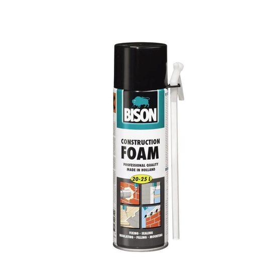 Spumă poliuretanică cu aplicator BISON, 500ml