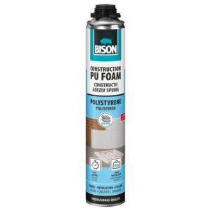 Spumă poliuretanică pentru polistiren BISON, de pistol, 700ml