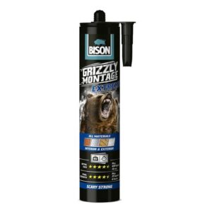 Adeziv MS polimer superior BISON Grizzly Montage Extreme, alb, 435g