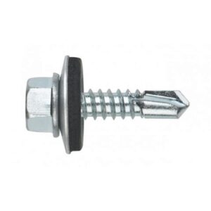 Șurub autoforant STARKFIX, cu cap hexagonal și șaibă EPDM, pentru metal, 4,8×19, zincat, 250buc