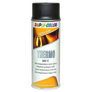 Vopsea spray rezistentă la temperatură DUPLI-COLOR Thermo 800°C, negru, 400ml