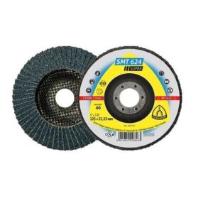 Disc lamelar KLINGSPOR SMT 624 Supra, 115mmx22,23mm, granulație P80