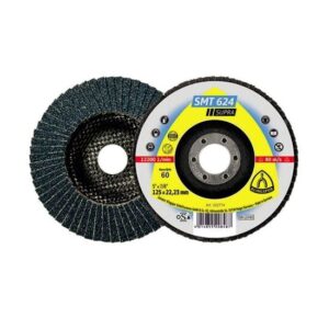 Disc lamelar KLINGSPOR SMT 624 Supra, 125mmx22,23mm, granulație P60