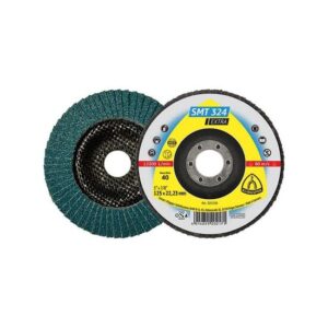 Disc lamelar KLINGSPOR SMT 324 Extra GEW, 125mmx22,23mm, granulație P60
