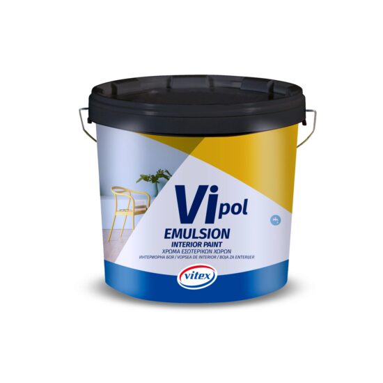 Vopsea lavabila pentru tavane, VITEX VIPOL, alba, 15 L