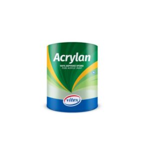 Vopsea acrilică 100% VITEX Acrylan, alb, 750ml