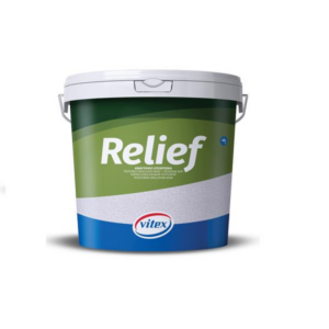 Vopsea texturată VITEX Relief, alb, 15kg