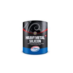 Email alchidic siliconat metalizat VITEX Heavy Metal Silicon, 740 Argintiu, 750ml