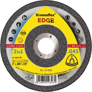 Disc de tăiere KLINGSPOR EDGE, 125×1,2mm