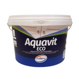 Vopsea email poliuretanică pe bază de apă pentru lemn VITEX Aquavit Eco, alb mat, 2,5L