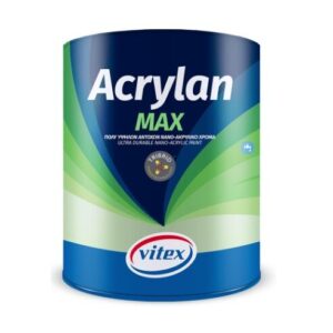 Vopsea acrilică premium mată, VITEX Acrylan Max , albă, 3L