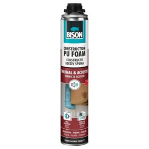 Spumă poliuretanică pentru pistol BISON, izolare termică și acustică 850ml