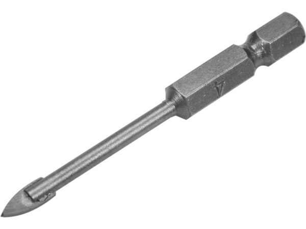 Burghiu pentru Sticlă și Ceramică cu Prindere Hexagonală, 4MM