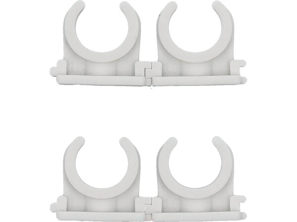 SET 4 Cleme Suport Țeavă Pvc, Pe, pe-X, Pp, Pb, 15-16MM