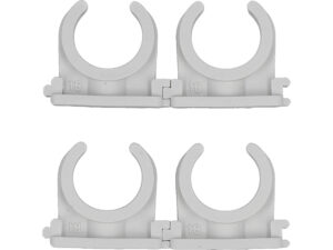 SET 4 CLEME SUPORT ȚEAVĂ PVC, PE, PE-X, PP, PB, 18MM
