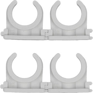SET 4 CLEME SUPORT ȚEAVĂ PVC, PE, PE-X, PP, PB, 18MM