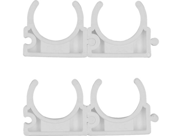 SET 4 Cleme Suport Țeavă Pvc, Pe, pe-X, Pp, Pb, 22MM
