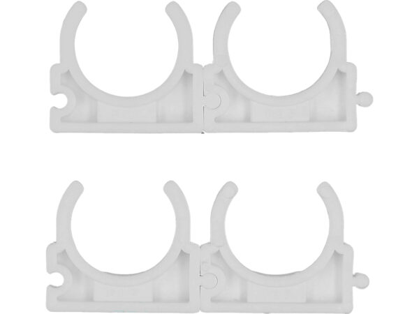 SET 4 Cleme Suport Țeavă Pvc, Pe, pe-X, Pp, Pb, 25MM