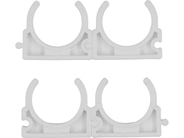 SET 4 Cleme Suport Țeavă Pvc, Pe, pe-X, Pp, Pb, 28MM