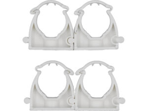 SET 4 CLEME BLOCABILE SUPORT ȚEAVĂ PVC, PE, PE-X, PP, PB, 18MM