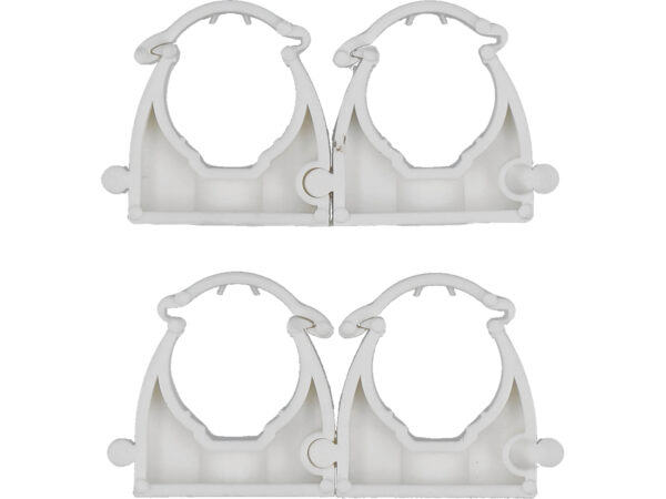 SET 4 Cleme Blocabile Suport Țeavă Pvc, Pe, pe-X, Pp, Pb, 18MM