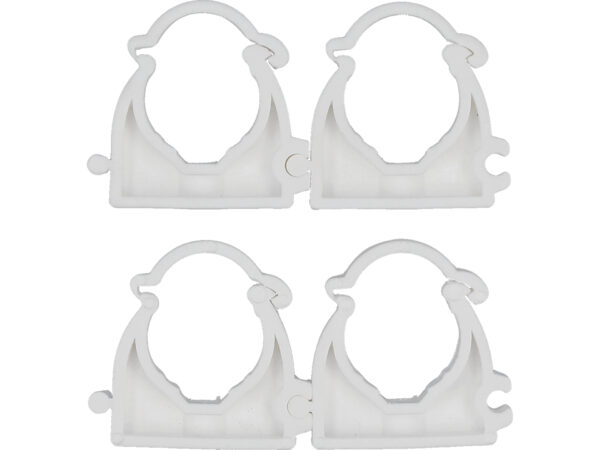 SET 4 Cleme Blocabile Suport Țeavă Pvc, Pe, pe-X, Pp, Pb, 20MM